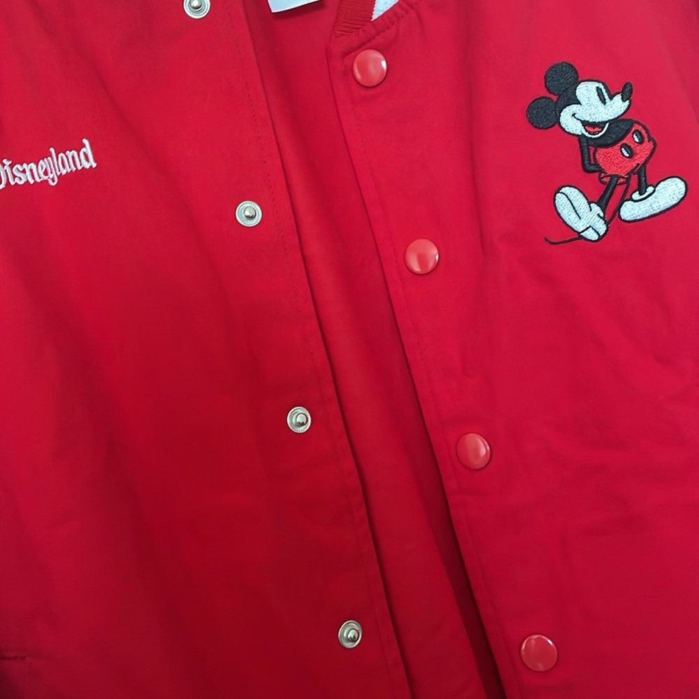 Red MonogramVarsity Mickey Mouse Jacket Pre loved - Picture 6 of 6